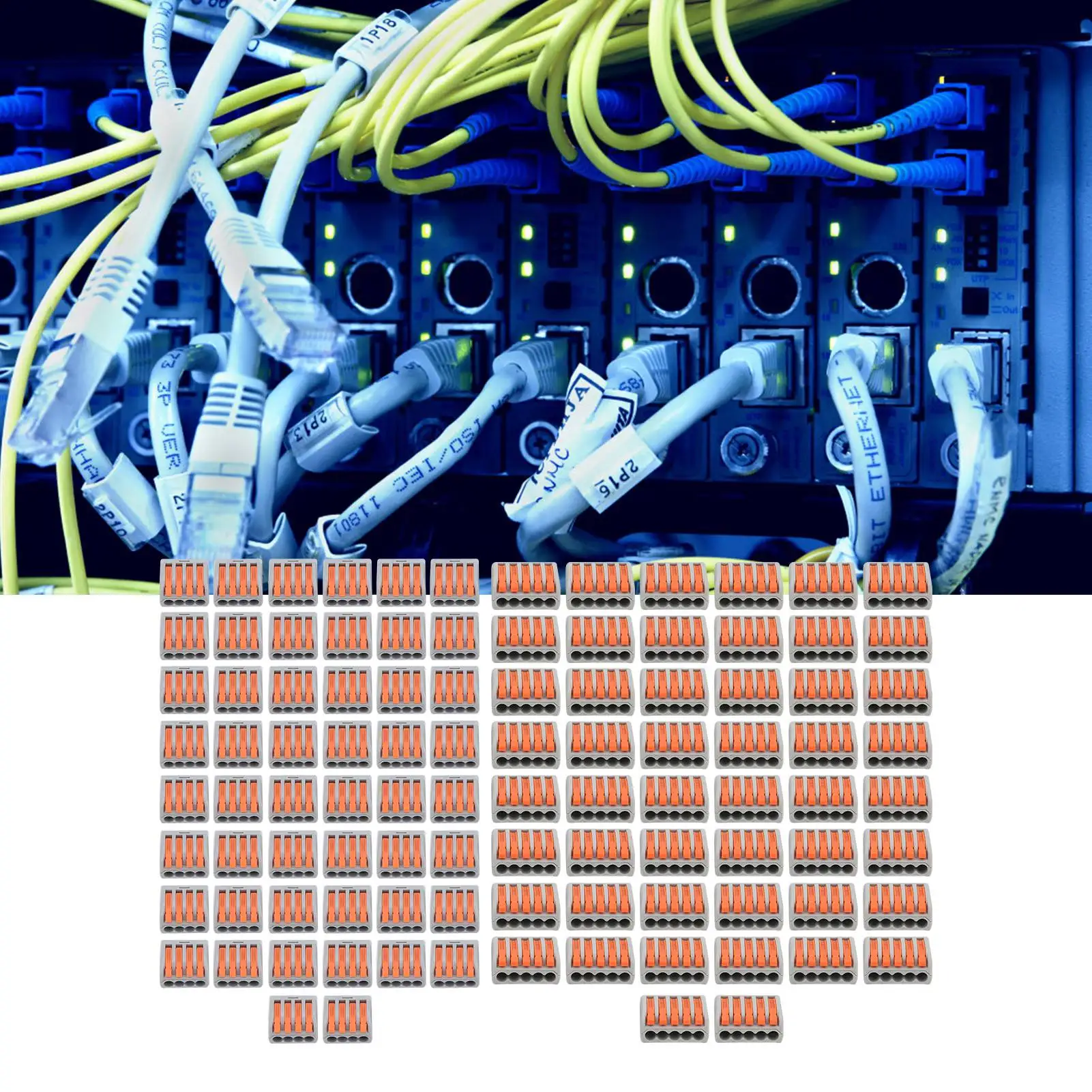 Sale 50Pcs -214/215 Push-In Wire Connectors Mini Parallel Electrical Connectors Tool-Free Fast Connection - Image 6