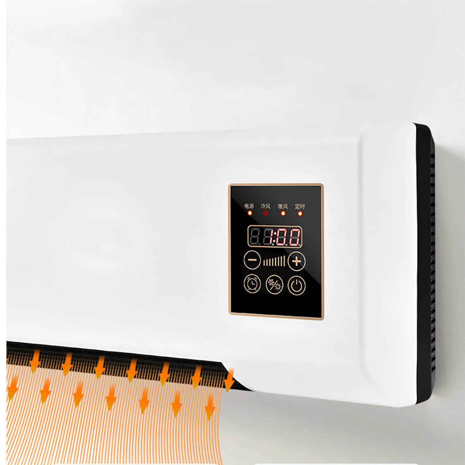 1800W Wall Mounted Air Conditioner 2-in-1 Cooling Heating Compact for Bedroom 20㎡ Quiet Operation Energy Efficient - Image 3