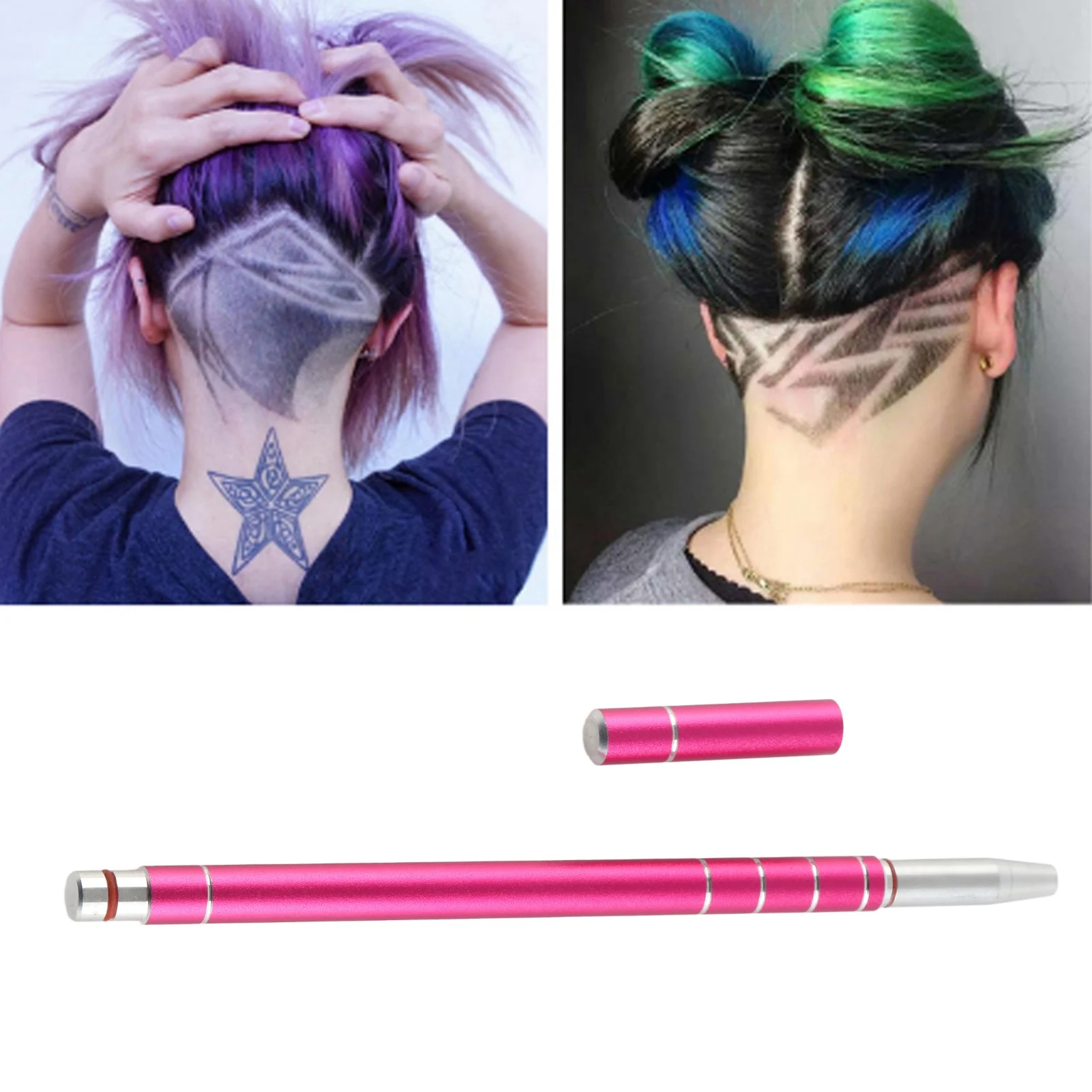 1PC Stainless Steel Blade Hair Styling Engraving Pen Precision Trimming for Hair Eyebrows Beards Easy to Use Home Salon Grooming - Image 3