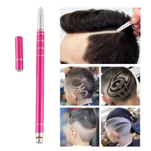 1PC Stainless Steel Blade Hair Styling Engraving Pen Precision Trimming for Hair Eyebrows Beards Easy to Use Home Salon Grooming